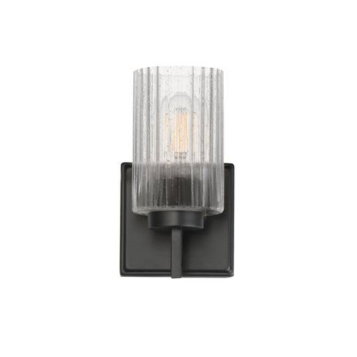 Maxim 21371CRBK Rigata 1 Light Wall Sconce | Black