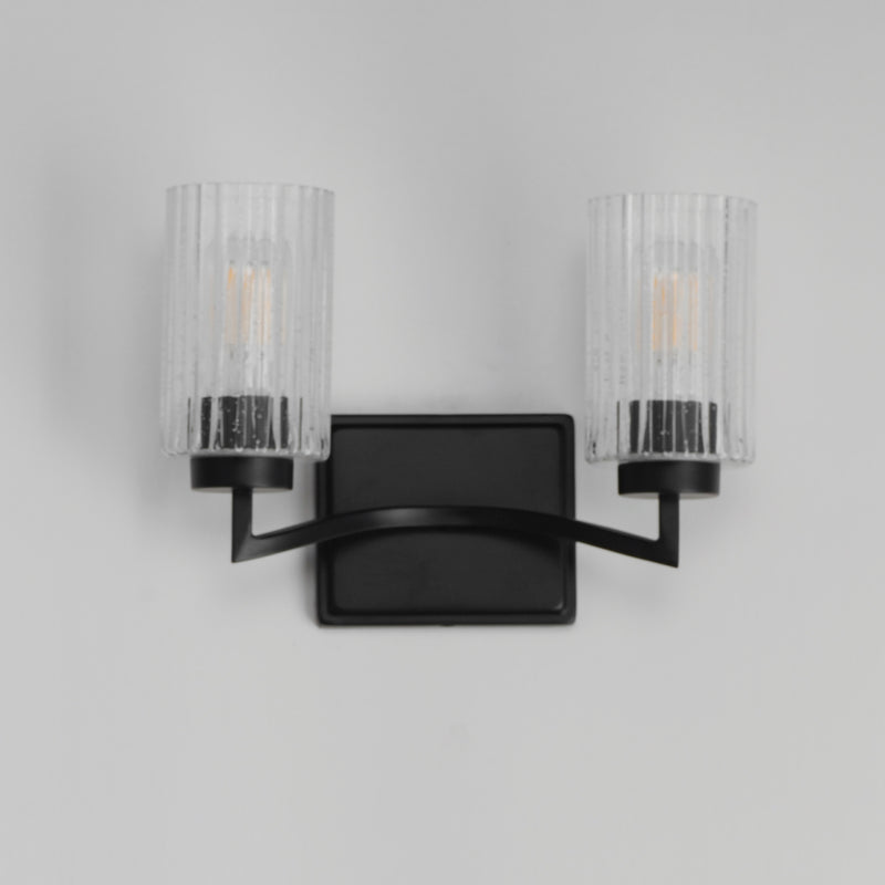 Maxim 21372CRBK Rigata 2 Light Wall Sconce | Black