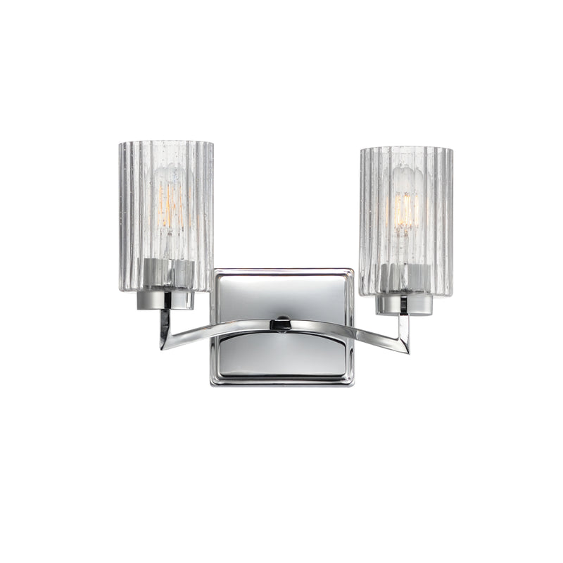 Maxim 21372CRPN Rigata 2 Light Wall Sconce | Polished Nickel