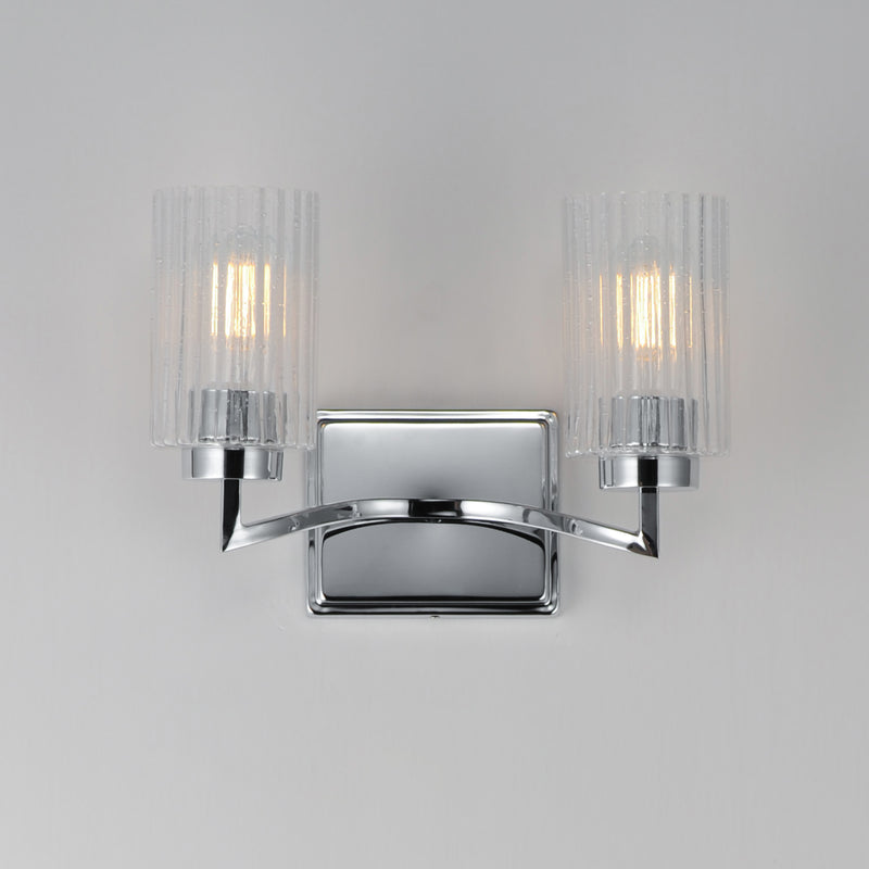 Maxim 21372CRPN Rigata 2 Light Wall Sconce | Polished Nickel