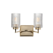 Maxim 21372CRSCH Rigata 2 Light Wall Sconce | Satin Champagne