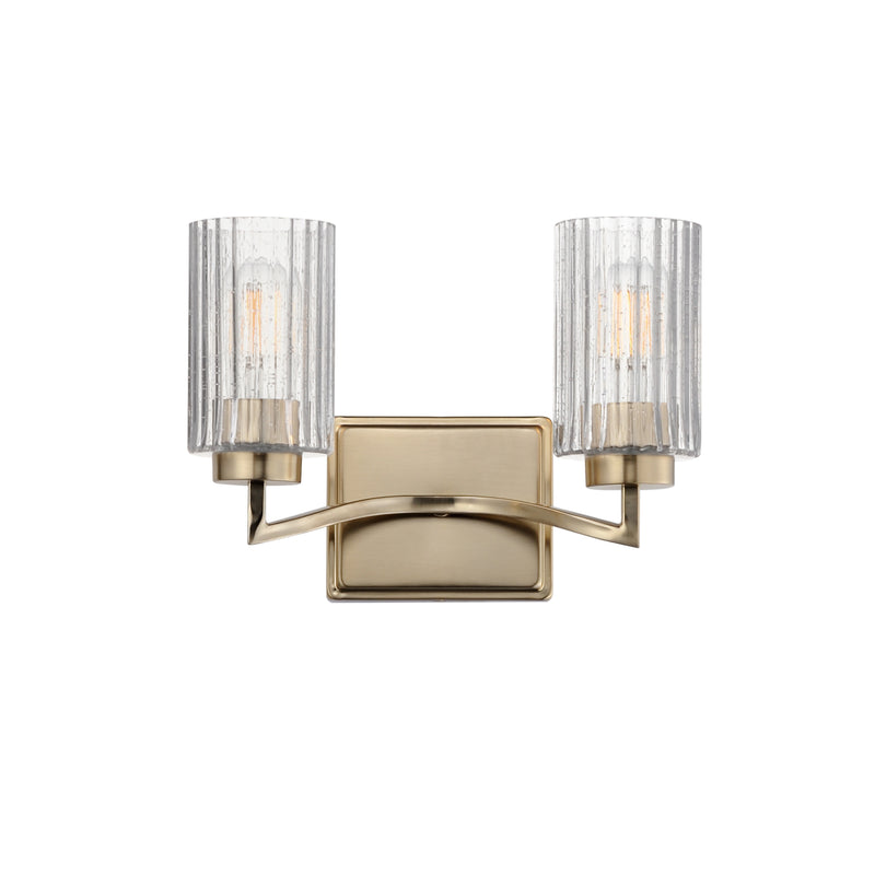 Maxim 21372CRSCH Rigata 2 Light Wall Sconce | Satin Champagne