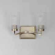 Maxim 21372CRSCH Rigata 2 Light Wall Sconce | Satin Champagne