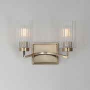 Maxim 21372CRSCH Rigata 2 Light Wall Sconce | Satin Champagne