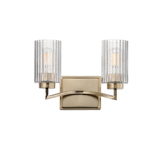 Maxim 21372CRSCH Rigata 2 Light Wall Sconce | Satin Champagne