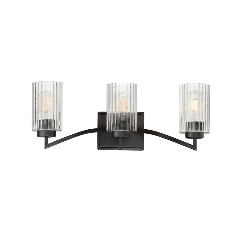 Maxim 21373CRBK Rigata 3 Light Bath Vanity | Black