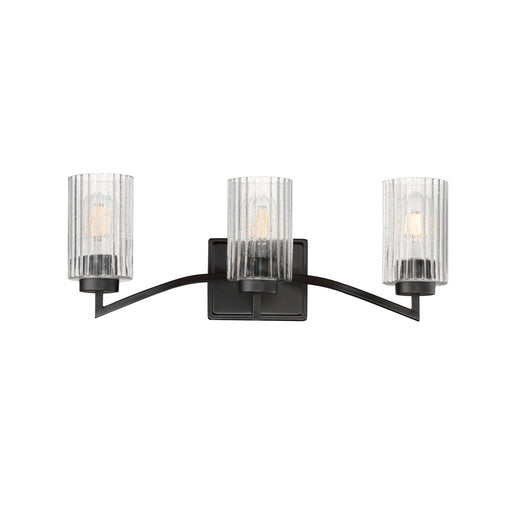Maxim 21373CRBK Rigata 3 Light Bath Vanity | Black