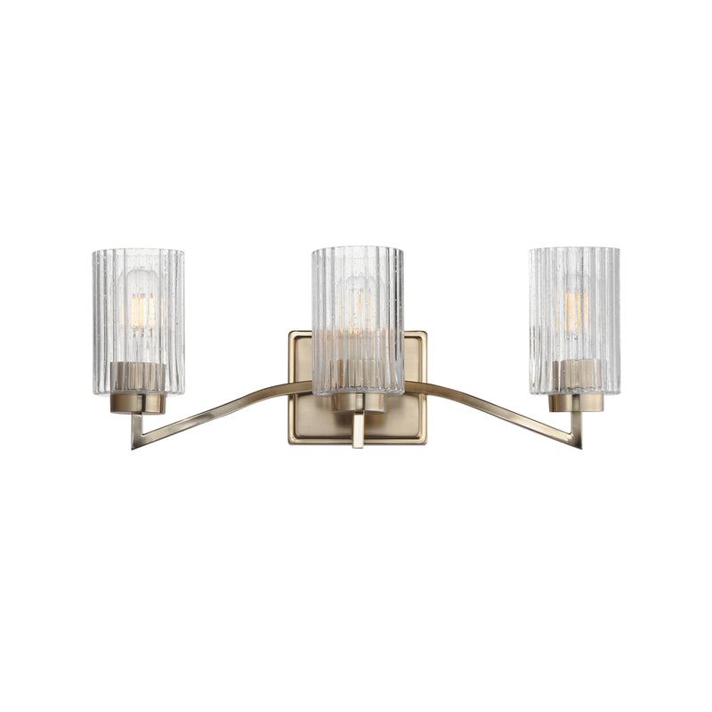 Maxim 21373CRSCH Rigata 3 Light Bath Vanity | Satin Champagne