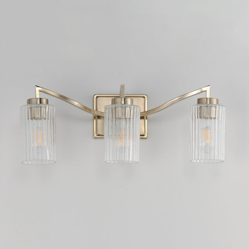 Maxim 21373CRSCH Rigata 3 Light Bath Vanity | Satin Champagne