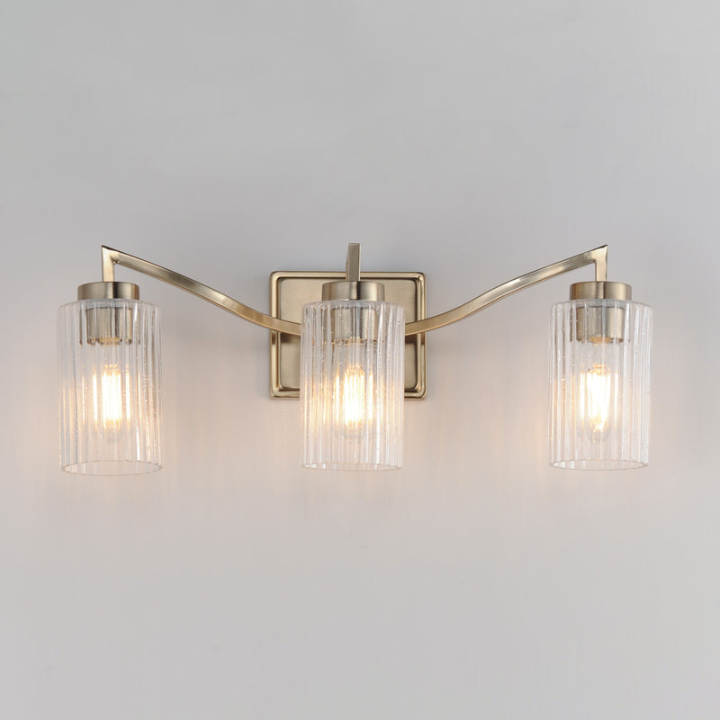 Maxim 21373CRSCH Rigata 3 Light Bath Vanity | Satin Champagne