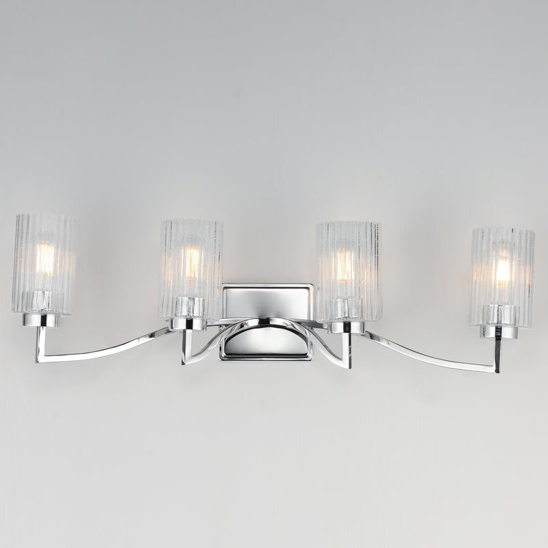 Maxim 21374CRPN Rigata 4 Light Bath Vanity | Polished Nickel