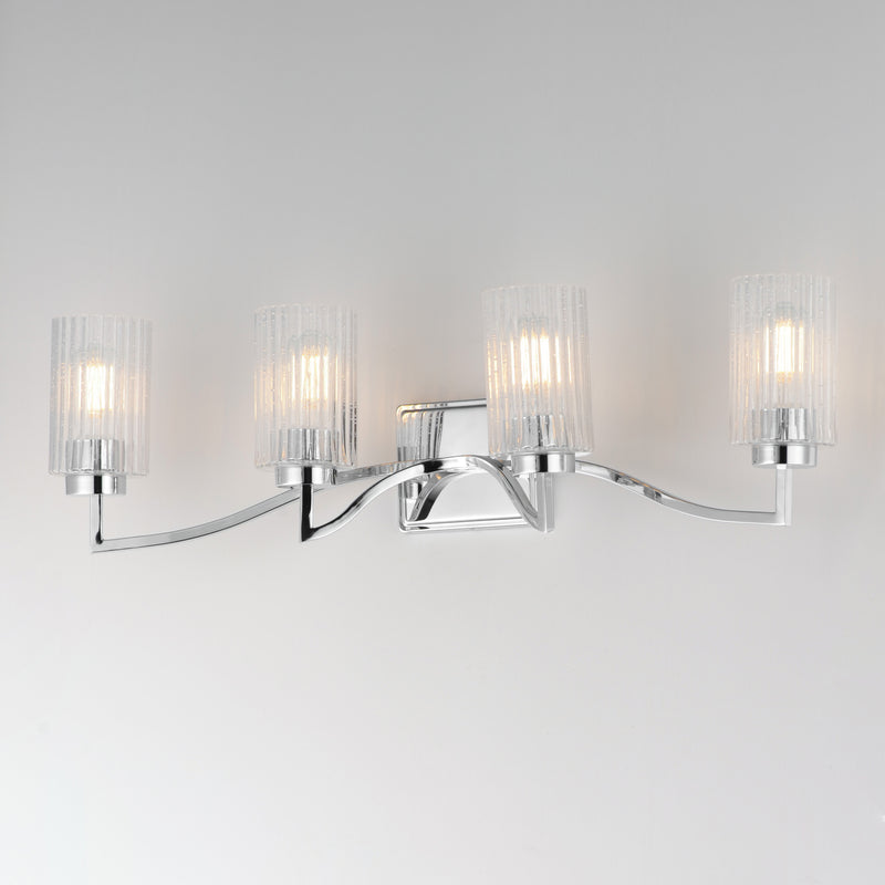 Maxim 21374CRPN Rigata 4 Light Bath Vanity | Polished Nickel