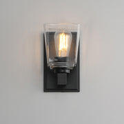 Maxim 21381CLBK Cubos 1 Light Wall Sconce | Black