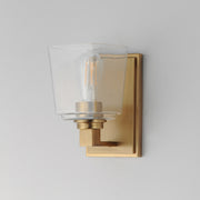 Maxim 21381CLNAB Cubos 1 Light Wall Sconce | Natural Aged Brass