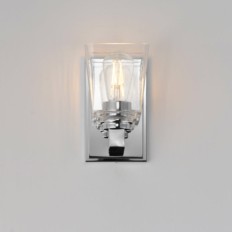 Maxim 21381CLPC Cubos 1 Light Wall Sconce | Polished Chrome