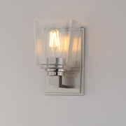 Maxim 21381CLSN Cubos 1 Light Wall Sconce | Satin Nickel