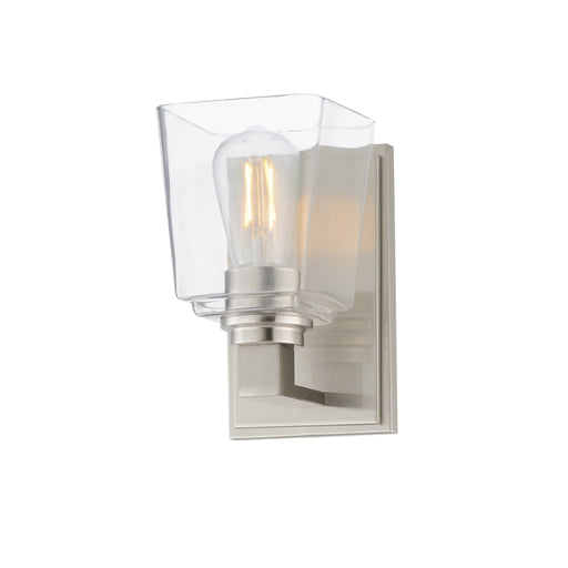 Maxim 21381CLSN Cubos 1 Light Wall Sconce | Satin Nickel