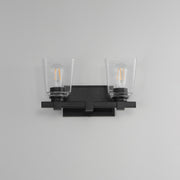 Maxim 21382CLBK Cubos 2 Light Wall Sconce | Black
