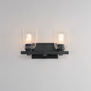 Maxim 21382CLBK Cubos 2 Light Wall Sconce | Black