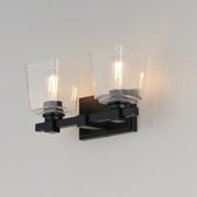 Maxim 21382CLBK Cubos 2 Light Wall Sconce | Black