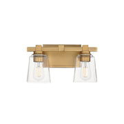 Maxim 21382CLNAB Cubos 2 Light Wall Sconce | Natural Aged Brass