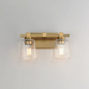 Maxim 21382CLNAB Cubos 2 Light Wall Sconce | Natural Aged Brass