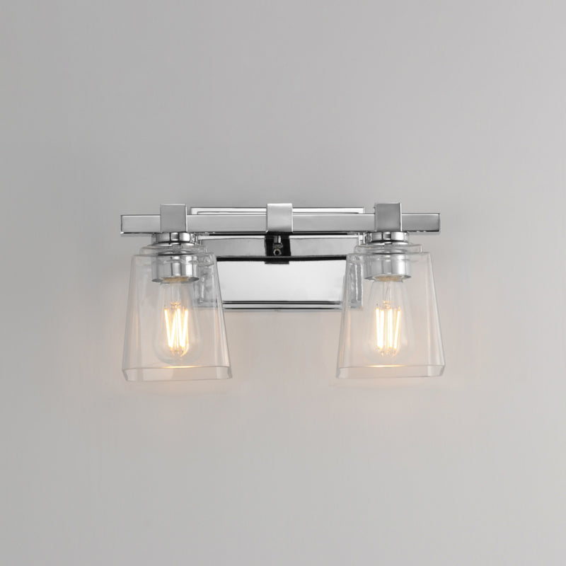 Maxim 21382CLPC Cubos 2 Light Wall Sconce | Polished Chrome