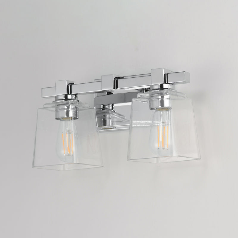 Maxim 21382CLPC Cubos 2 Light Wall Sconce | Polished Chrome
