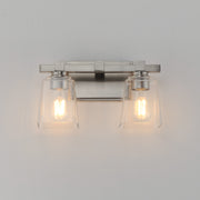 Maxim 21382CLSN Cubos 2 Light Wall Sconce | Satin Nickel