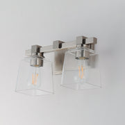 Maxim 21382CLSN Cubos 2 Light Wall Sconce | Satin Nickel