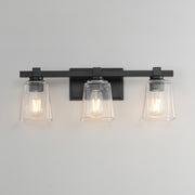 Maxim 21383CLBK Cubos 3 Light Bath Vanity | Black