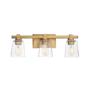 Maxim 21383CLNAB Cubos 3 Light Bath Vanity | Natural Aged Brass