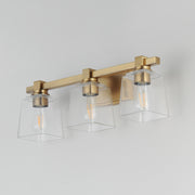 Maxim 21383CLNAB Cubos 3 Light Bath Vanity | Natural Aged Brass