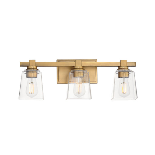 Maxim 21383CLNAB Cubos 3 Light Bath Vanity | Natural Aged Brass