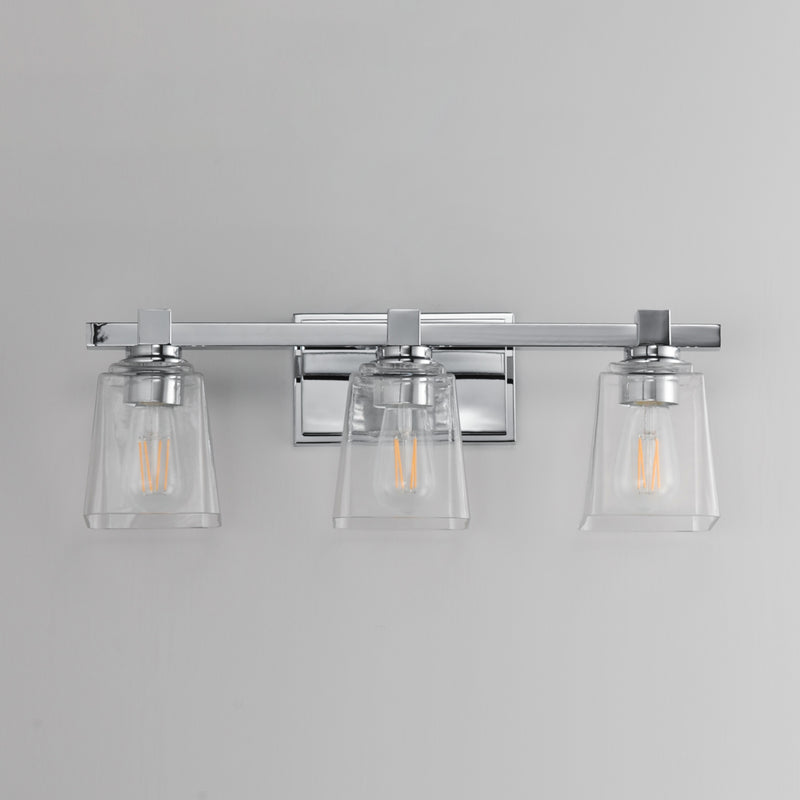 Maxim 21383CLPC Cubos 3 Light Bath Vanity | Polished Chrome