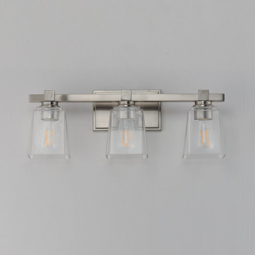 Maxim 21383CLSN Cubos 3 Light Bath Vanity | Satin Nickel