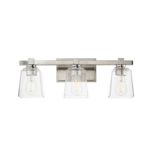 Maxim 21383CLSN Cubos 3 Light Bath Vanity | Satin Nickel
