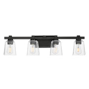 Maxim 21384CLBK Cubos 4 Light Bath Vanity | Black