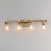 Maxim 21384CLNAB Cubos 4 Light Bath Vanity | Natural Aged Brass