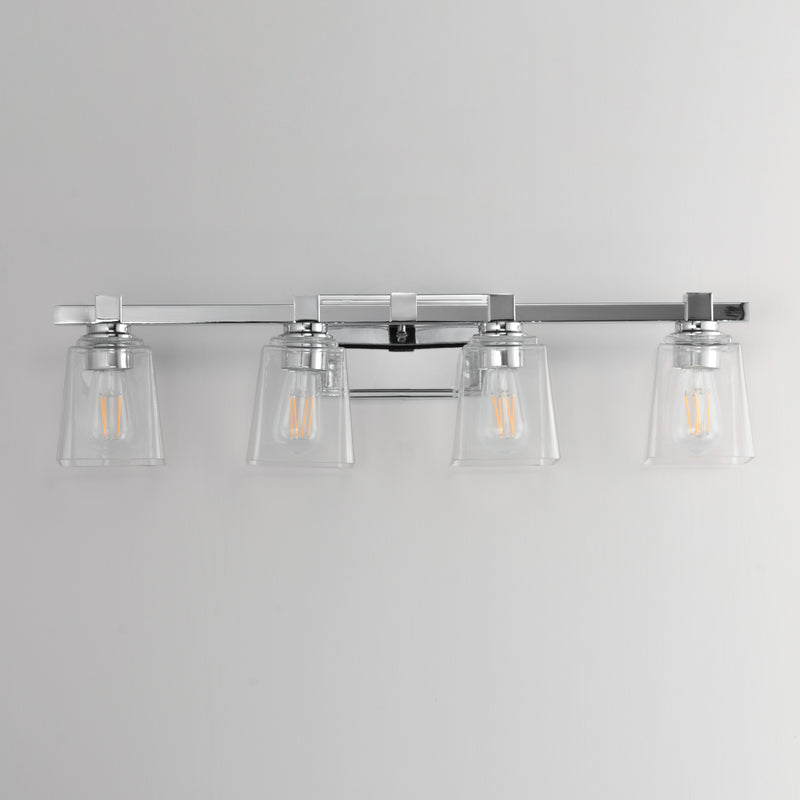 Maxim 21384CLPC Cubos 4 Light Bath Vanity | Polished Chrome