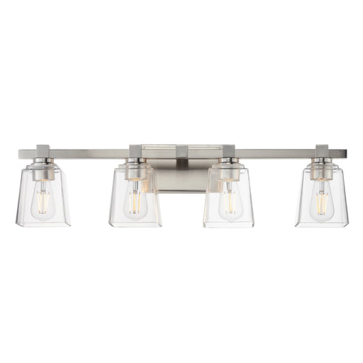 Maxim 21384CLSN Cubos 4 Light Bath Vanity | Satin Nickel