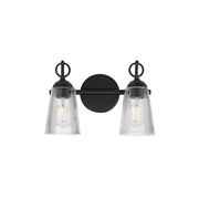 Maxim 21392CLBK Jackson Hole 2 Light Wall Sconce | Black