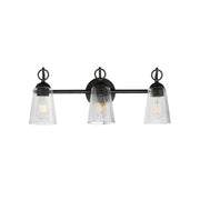 Maxim 21393CLBK Jackson Hole 3 Light Bath Vanity | Black