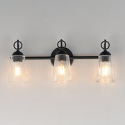 Maxim 21393CLBK Jackson Hole 3 Light Bath Vanity | Black