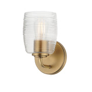 Maxim 21411CRNAB Honey 1 Light Sconce | Natural Aged Brass