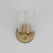 Maxim 21411CRNAB Honey 1 Light Sconce | Natural Aged Brass