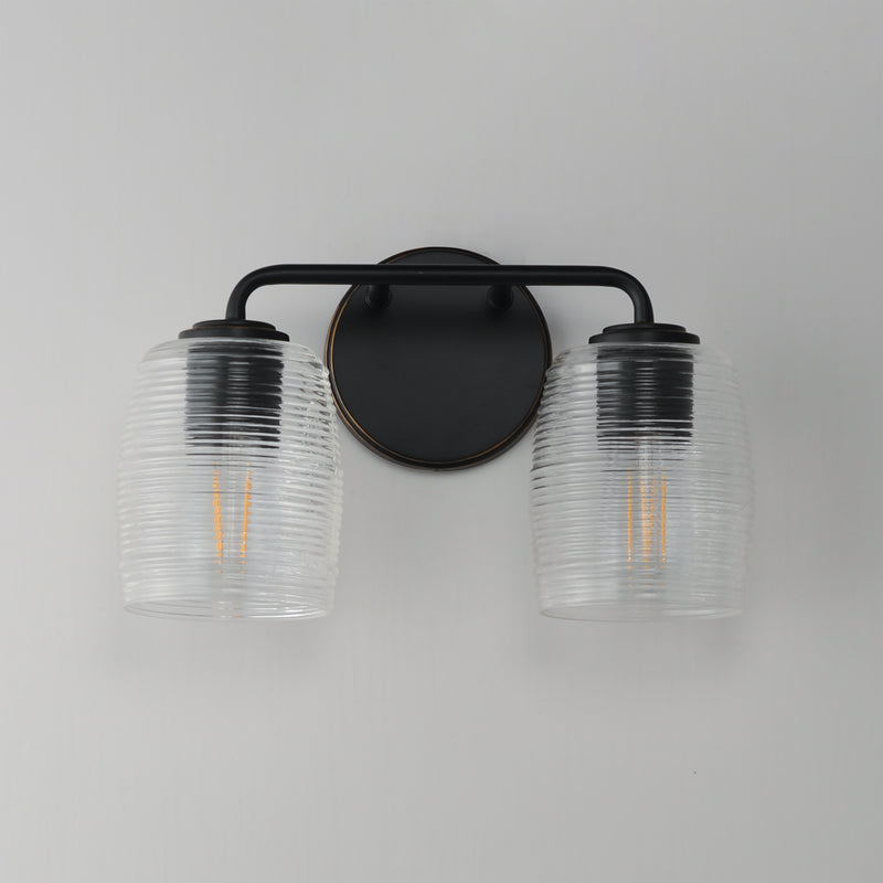 Maxim 21412CRKB Honey 2 Light Sconce | Kentucky Bronze