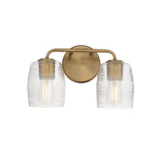 Maxim 21412CRNAB Honey 2 Light Sconce | Natural Aged Brass