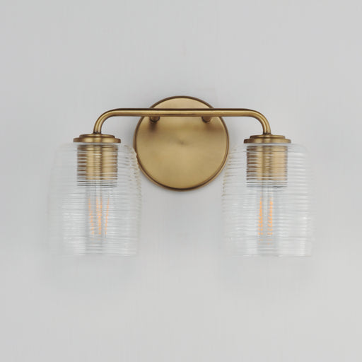 Maxim 21412CRNAB Honey 2 Light Sconce | Natural Aged Brass