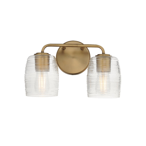 Maxim 21412CRNAB Honey 2 Light Sconce | Natural Aged Brass